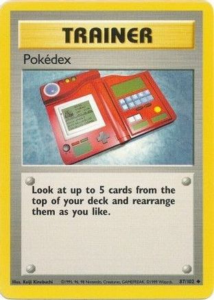 Pokedex 87/102 - Base Set