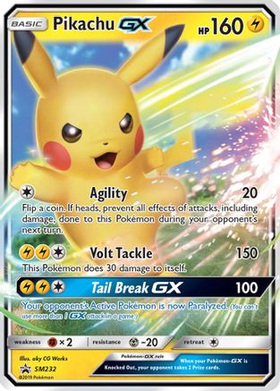 Pikachu GX - SM232 SM232/248 - SM Promos Holofoil