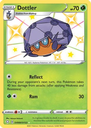 Dottler SV008/122 - Shining Fates Shiny Vault Holofoil