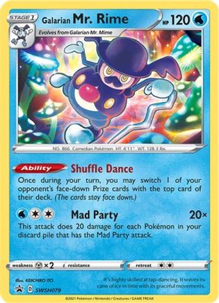 Galarian Mr. Rime - SWSH079 SWSH079/307 - SWSH Sword & Shield Promo Cards Holofoil