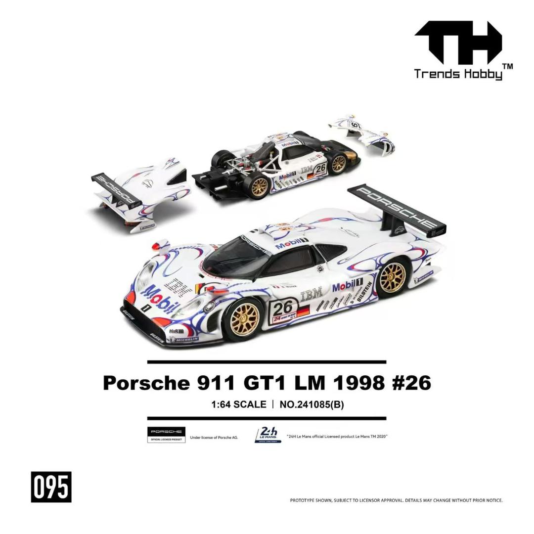 (PRE-ORDER) Trends Hobby 1:64 Porsche 911 GT1 LM 1998 #26 241085B