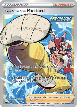 Rapid Strike Style Mustard TG27/30 - SWSH09 Brilliant Stars Trainer Gallery Holofoil