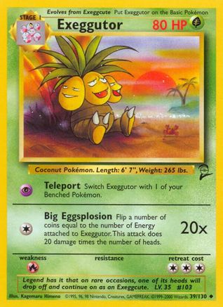 Exeggutor 39/130 - Base Set 2