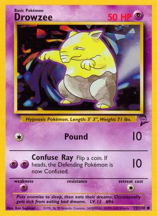 Drowzee 73/130 - Base Set 2