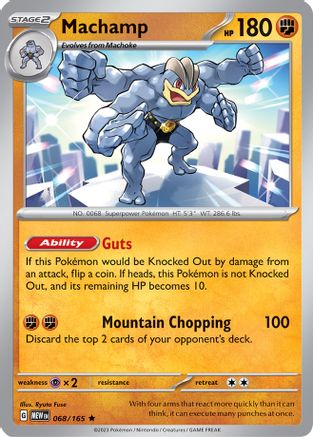 Machamp 68 - SV Scarlet & Violet 151 Holofoil
