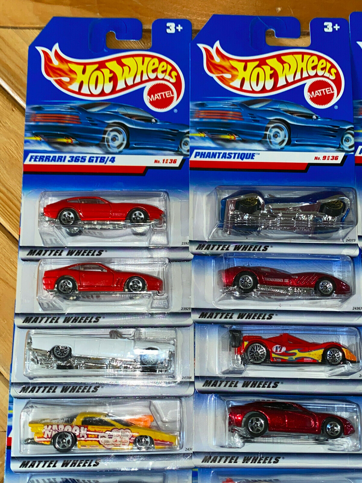 2000 Hot Wheels First Editions Full Set of 36 CARS International Cards VHTF NIP