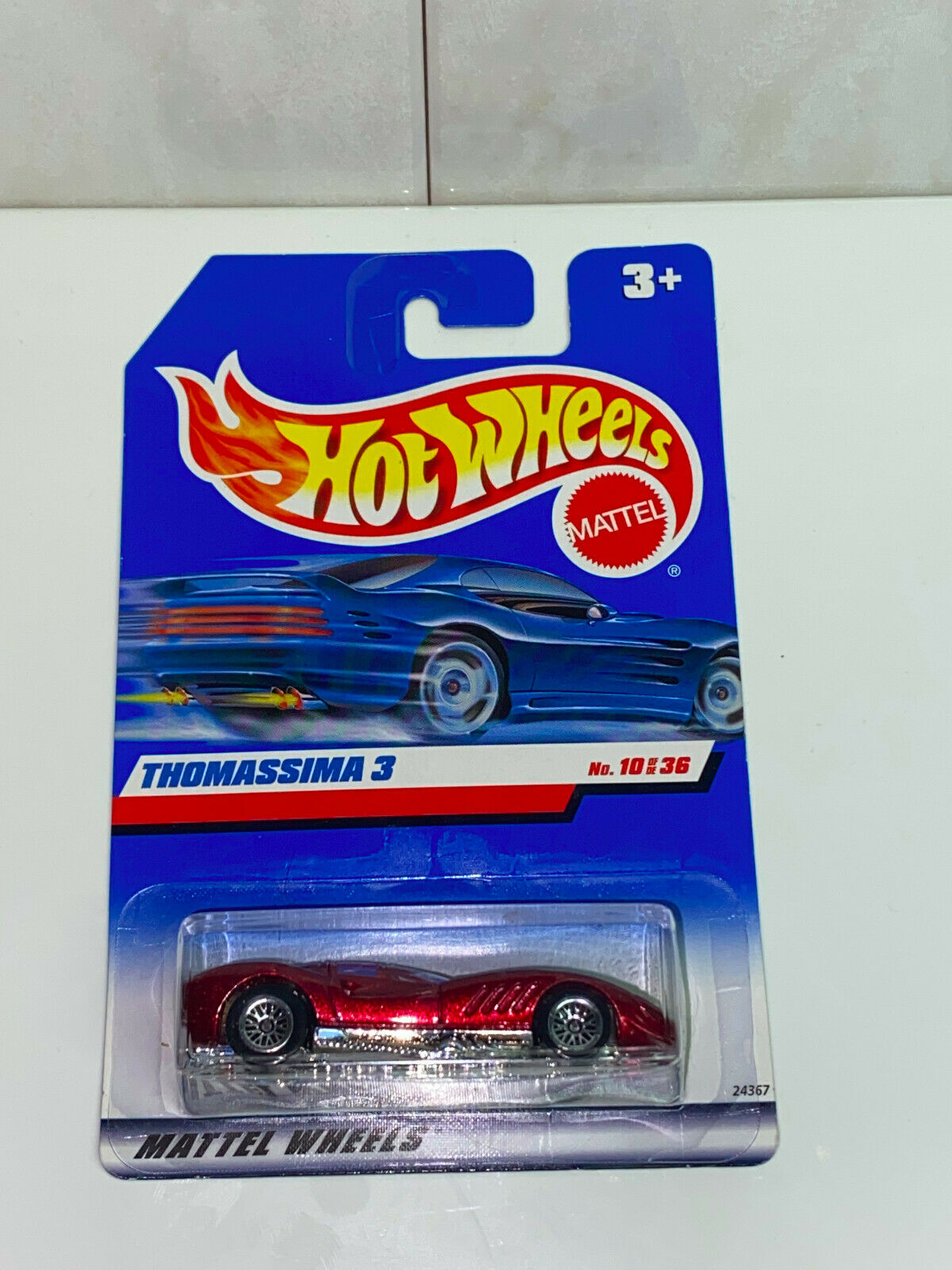 2000 Hot Wheels First Editions #10/36 Thomassima 3 International Card NIP
