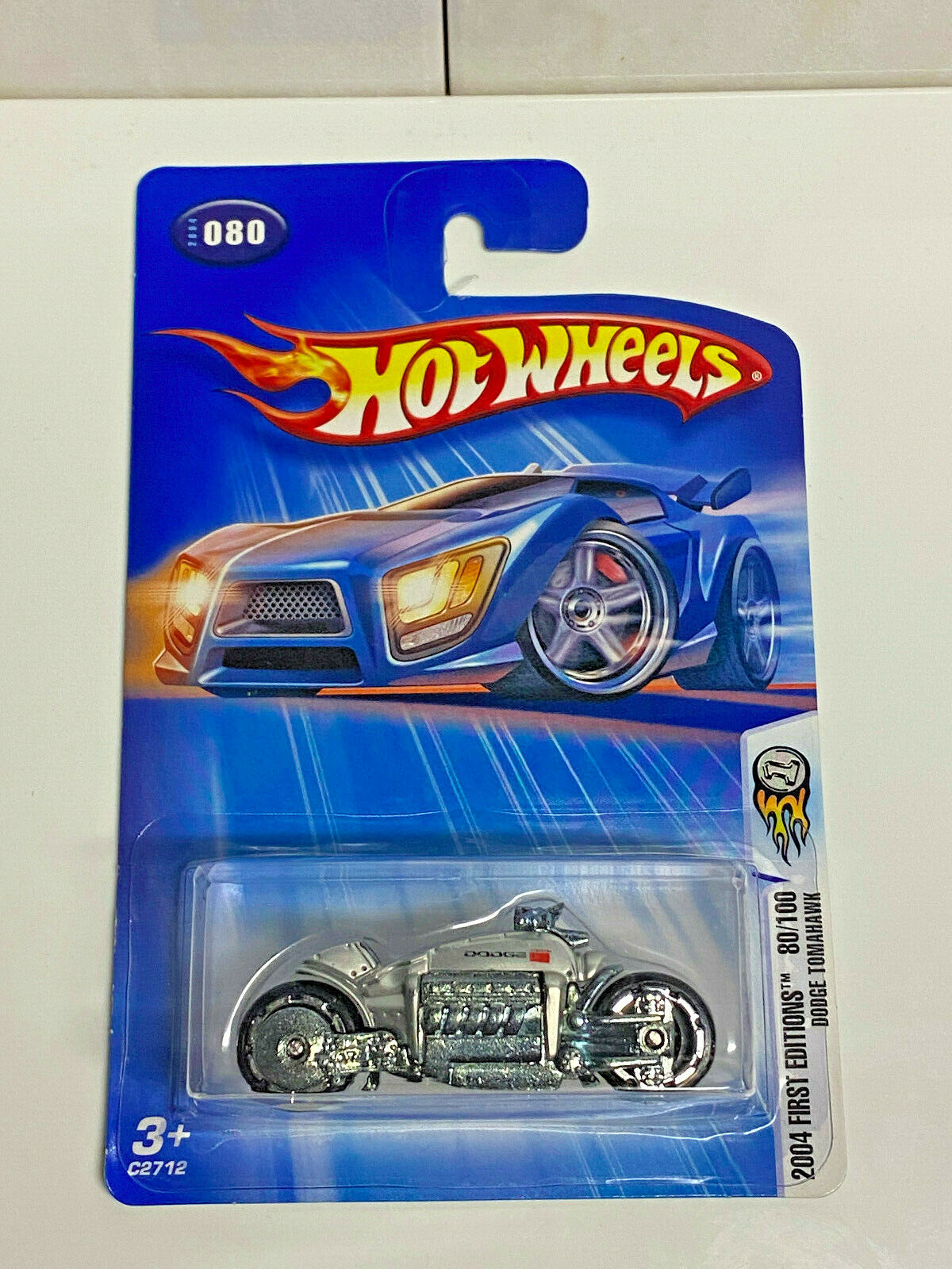 2004 Hot Wheels 2004 First Editions 80/100 Dodge Tomahawk #080 NIP