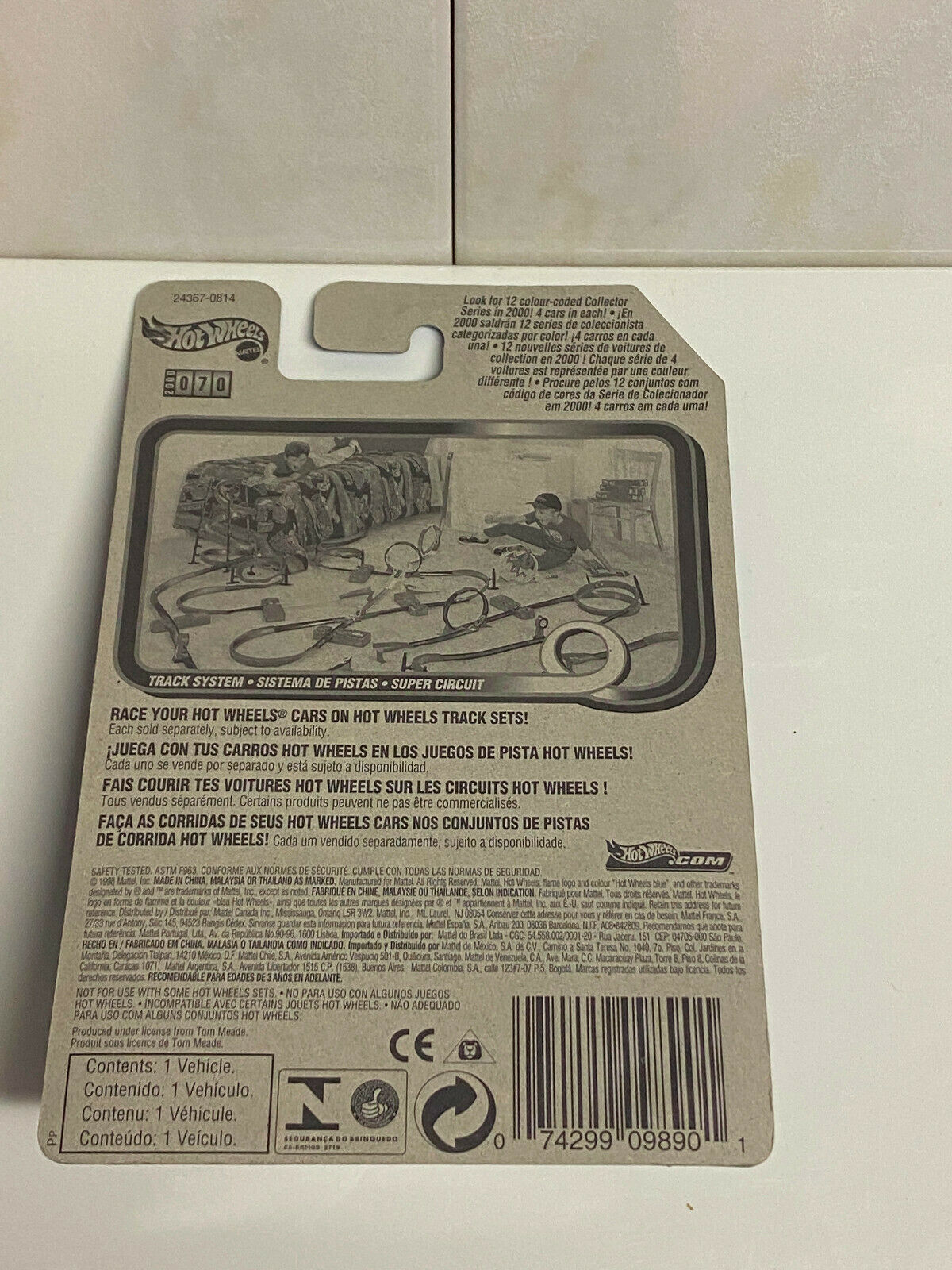 2000 Hot Wheels First Editions #10/36 Thomassima 3 International Card NIP