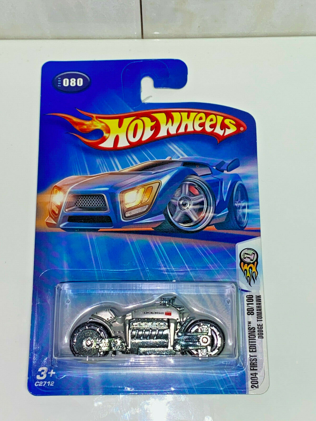 2004 Hot Wheels 2004 First Editions 80/100 Dodge Tomahawk #080 NIP