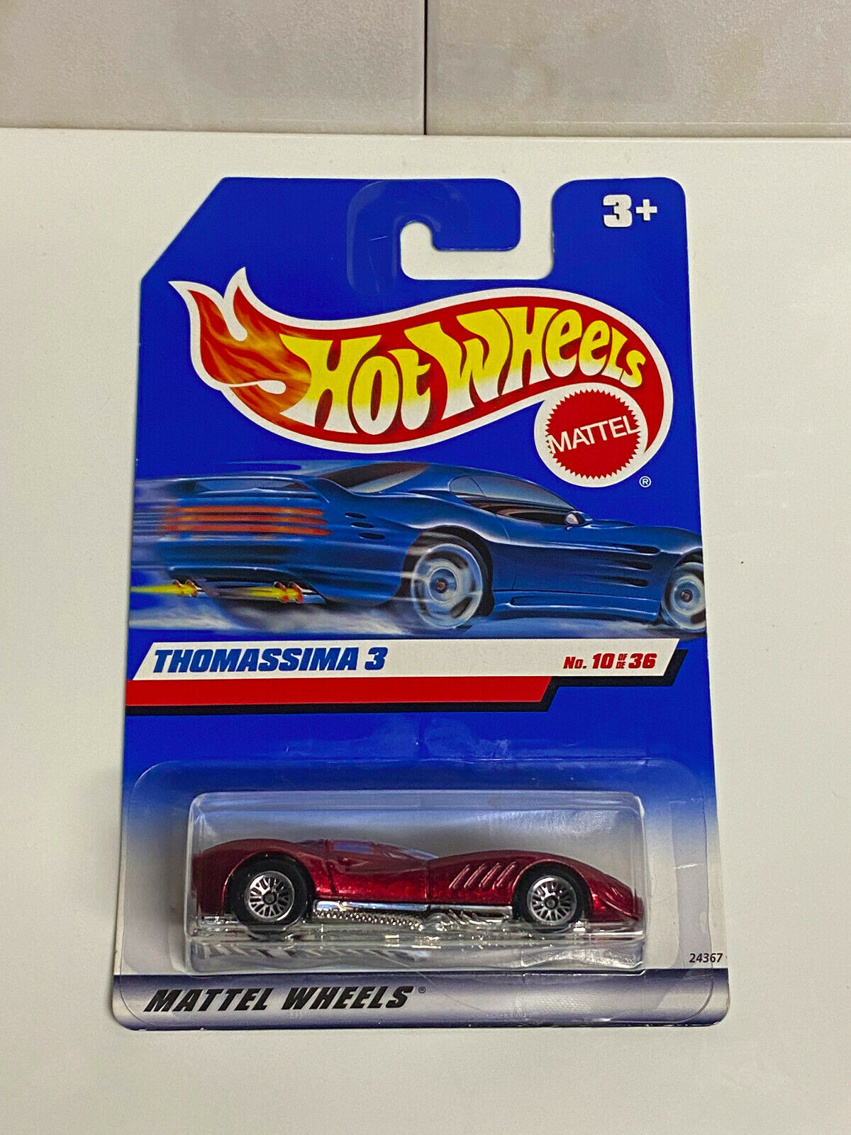 2000 Hot Wheels First Editions #10/36 Thomassima 3 International Card NIP