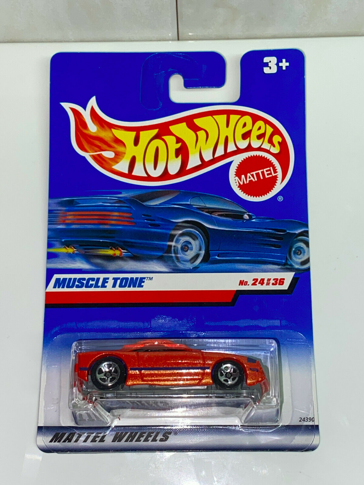 2000 Hot Wheels First Editions #24/36 Muscle Tone International Card NIP