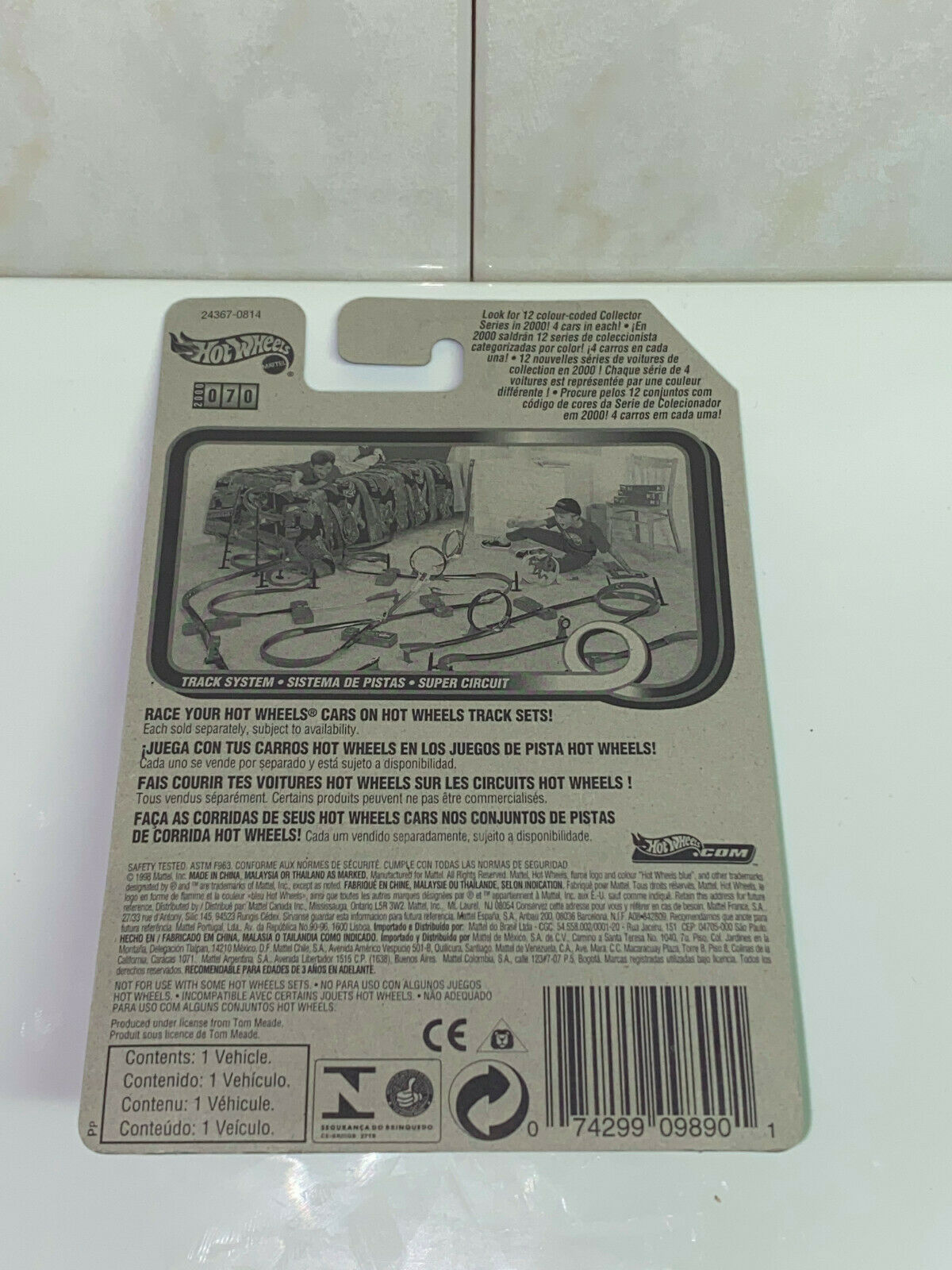 2000 Hot Wheels First Editions #10/36 Thomassima 3 International Card NIP