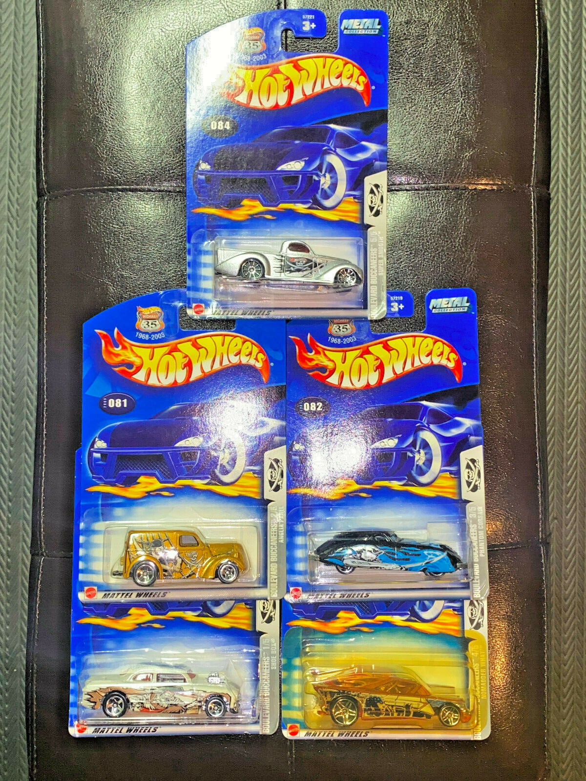 2003 Hot Wheels Boulevard Buccaneers Full Set 5 of 5 Cars NIP