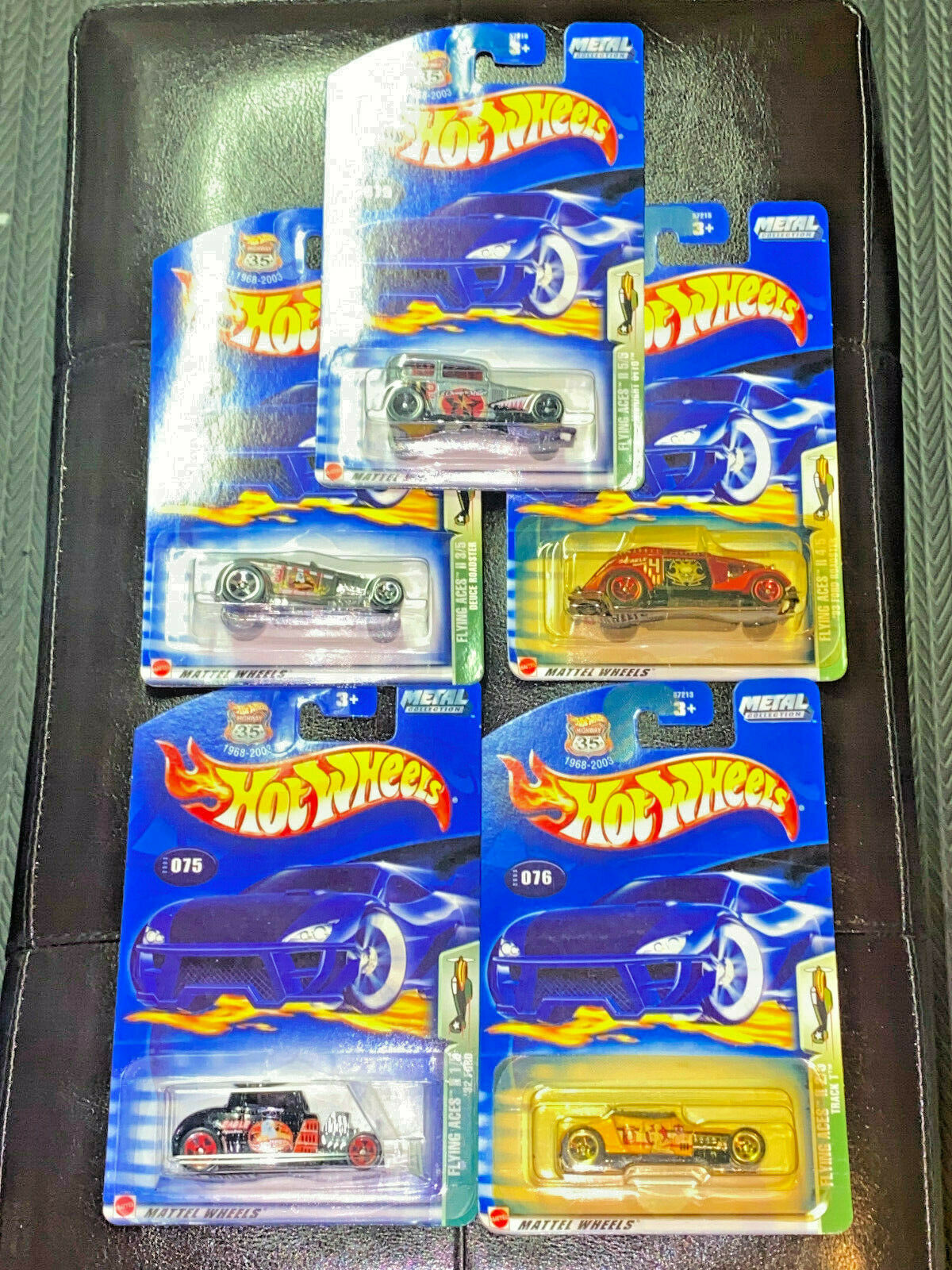 2003 Hot Wheels Flying Aces II Full Set 5 of 5 Vehicles NIP
