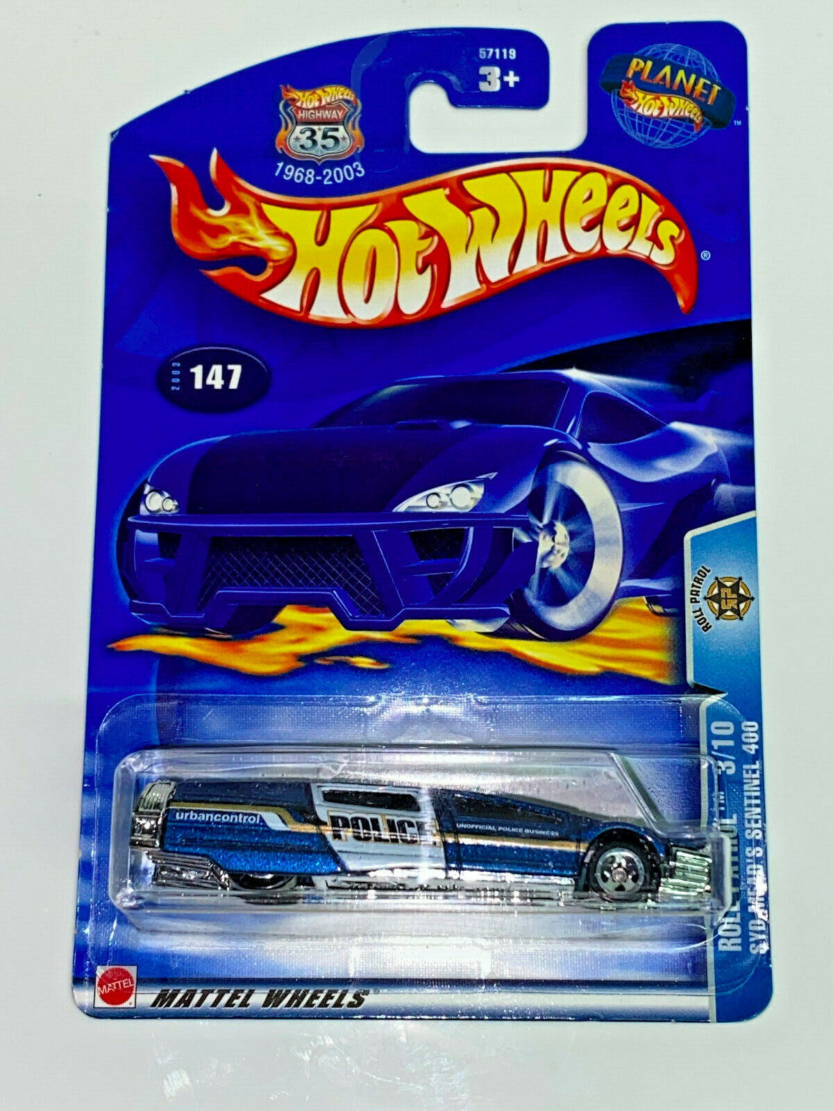 2003 Hot Wheels Roll Patrol Full Set of 11 Cars (10 Car Set + Bonus Car) NIP