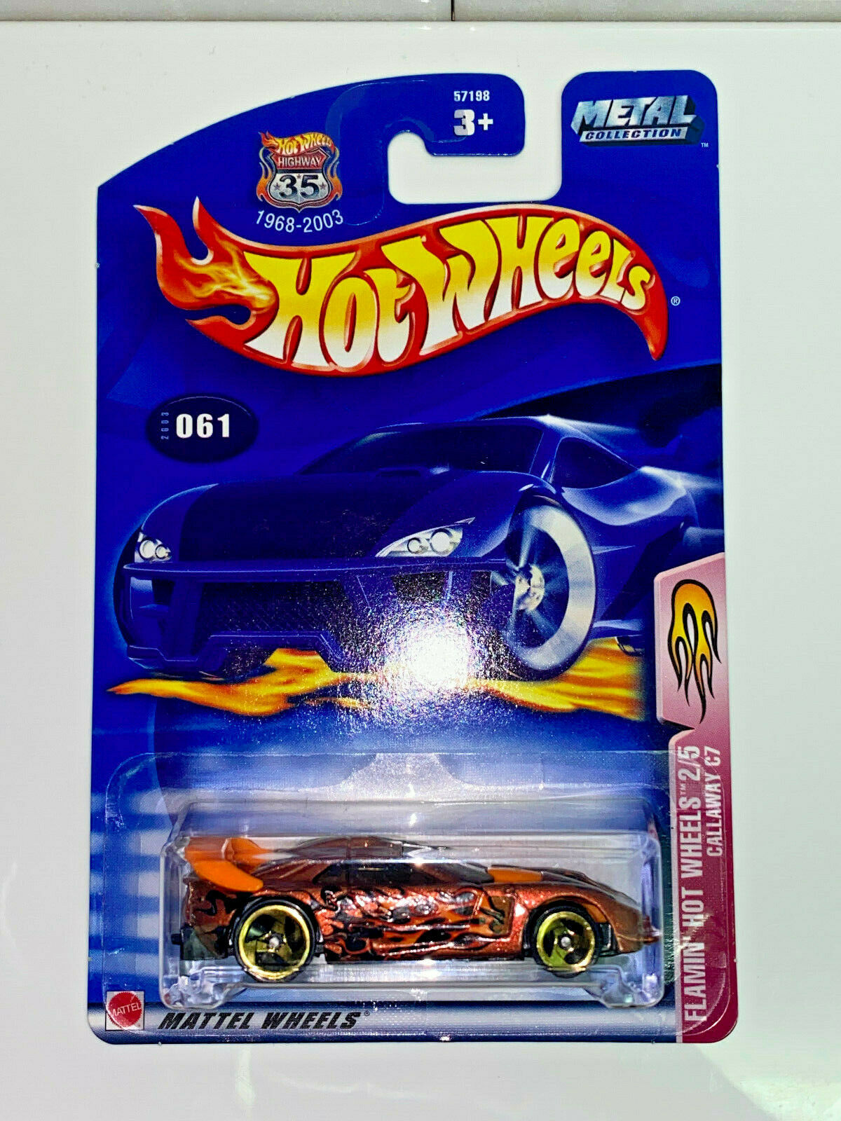 2003 Hot Wheels Flamin' Hot Wheels 5 of 5 Full set of 5 Cars NIP