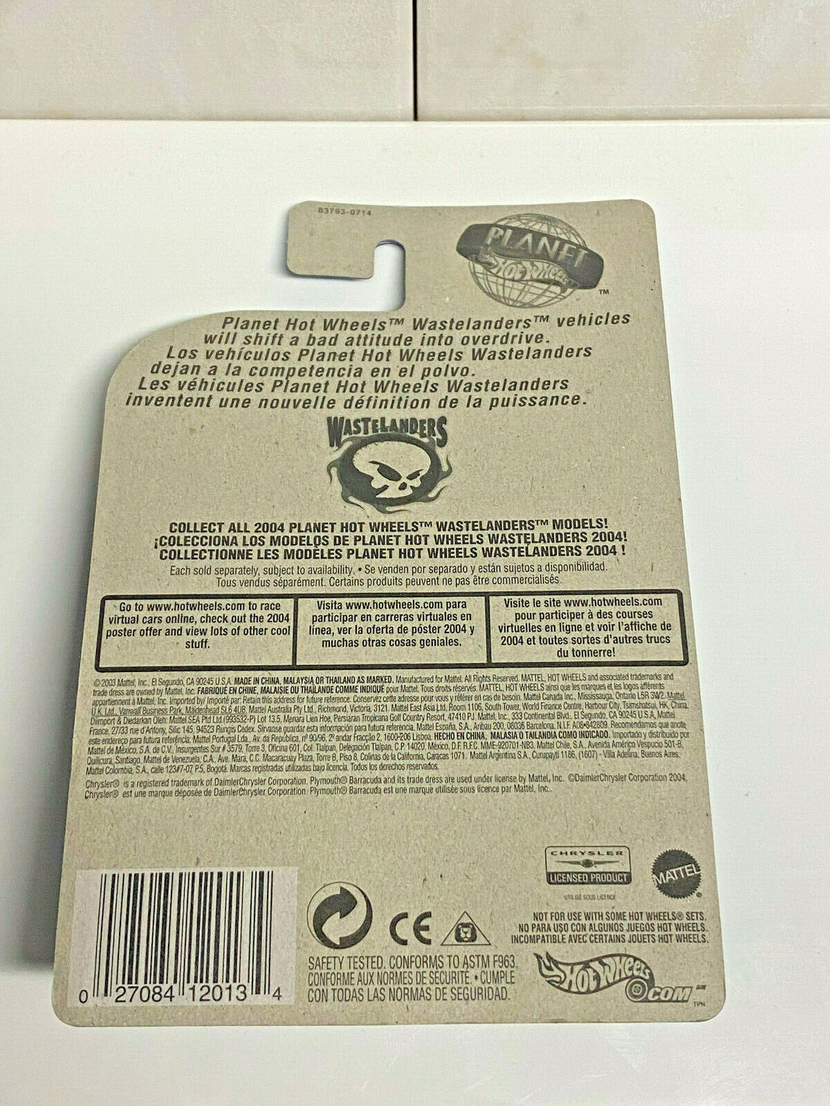 2004 Hot Wheels Wastelanders Plymouth Barracuda #195 NIP