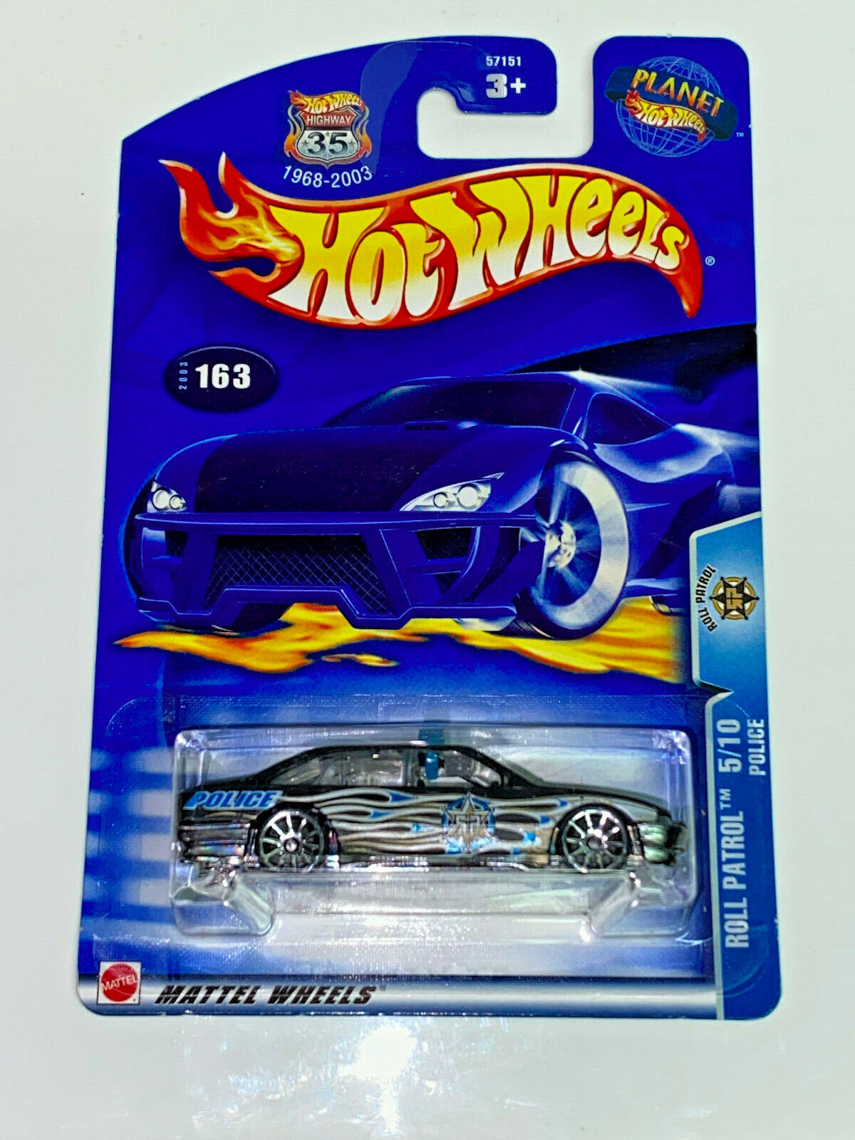 2003 Hot Wheels Roll Patrol Full Set of 11 Cars (10 Car Set + Bonus Car) NIP