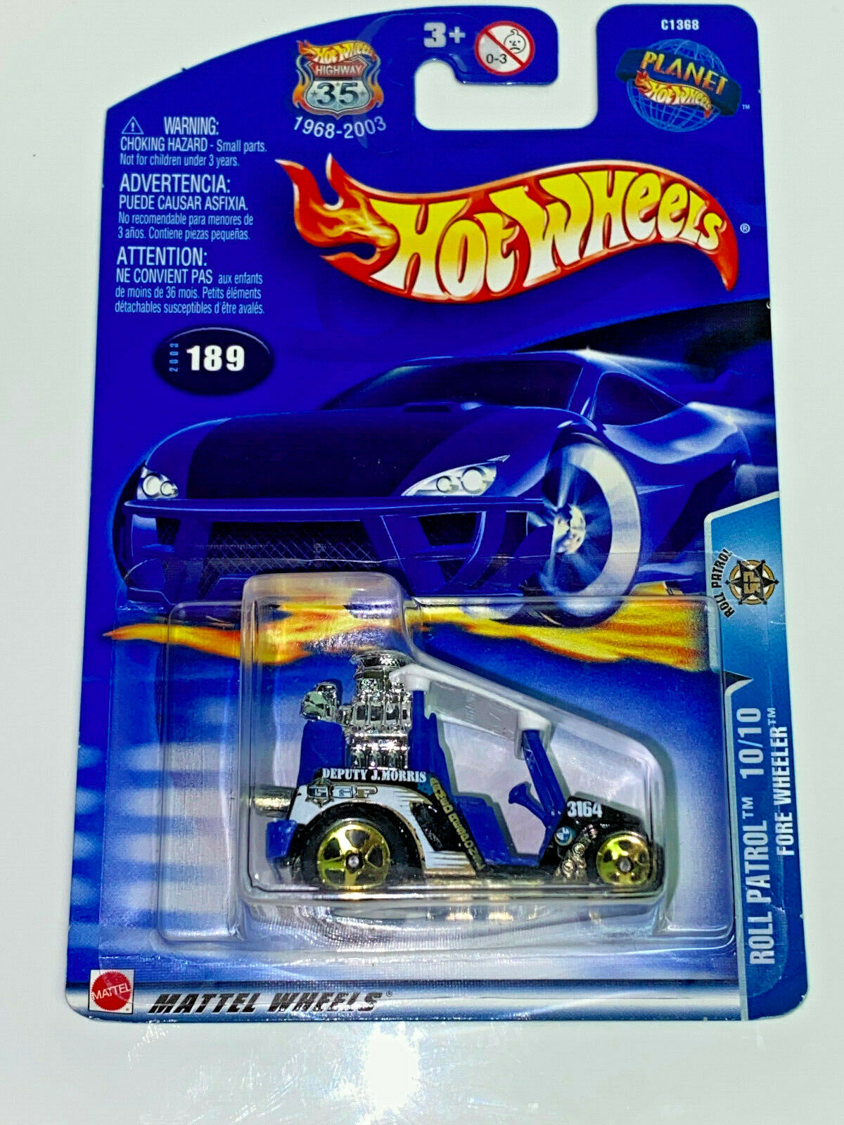 2003 Hot Wheels Roll Patrol Full Set of 11 Cars (10 Car Set + Bonus Car) NIP