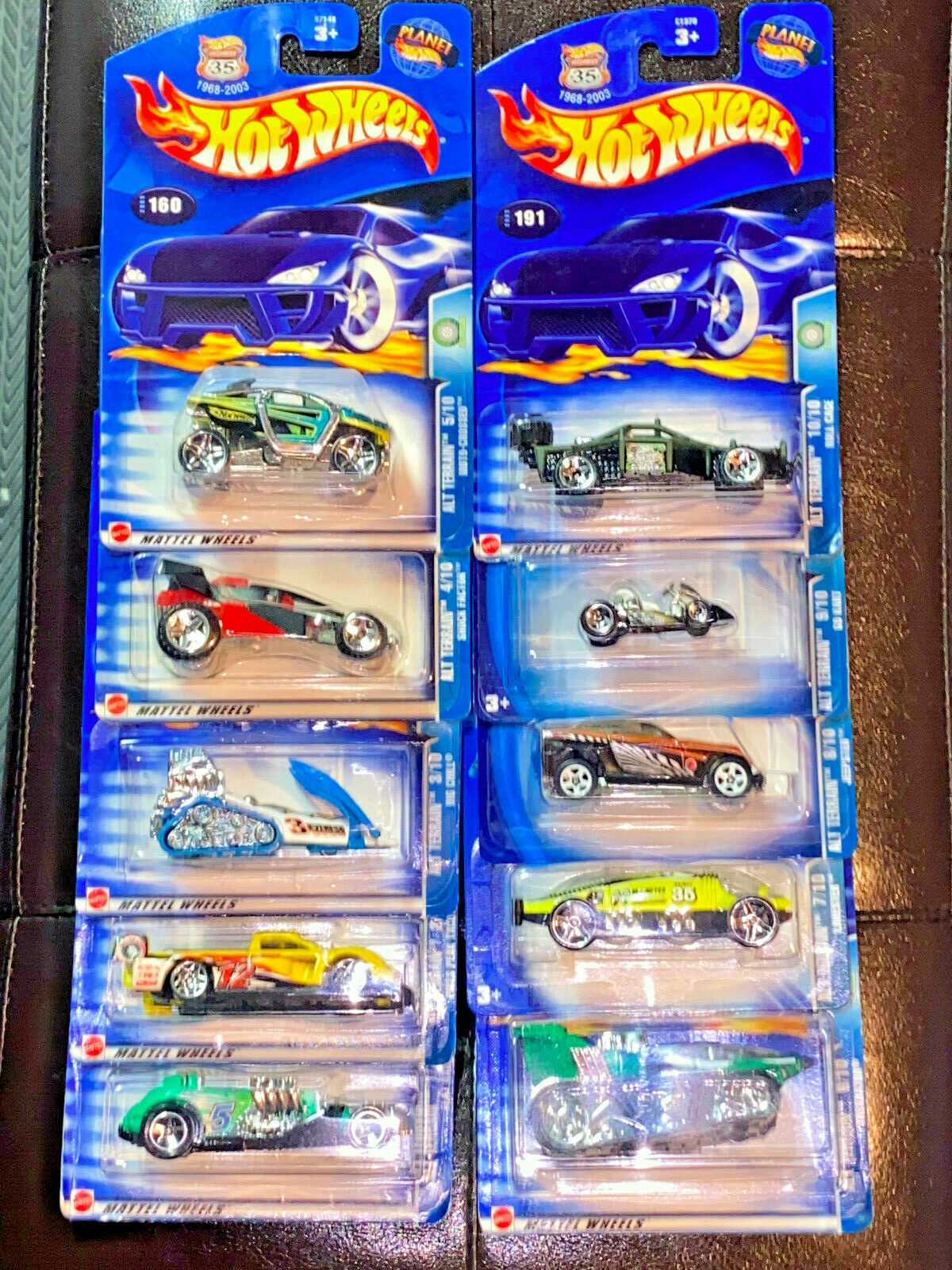 2003 Hot Wheels ALT TERRAIN full set 10/10 NIP