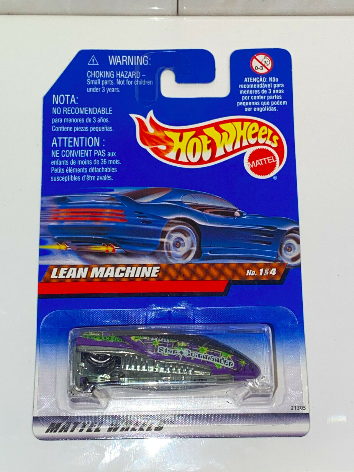 1999 Hot Wheels Game Over Series Full Set of 4 International Cards NIP VHTF