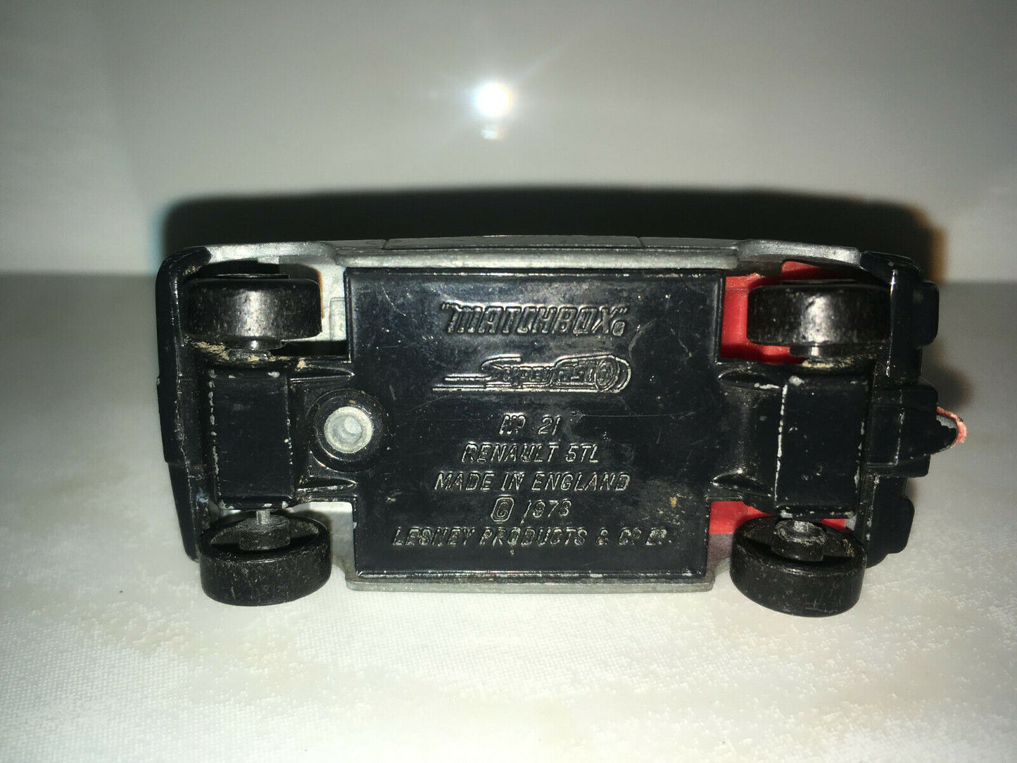 1978 Matchbox Lesney Superfast RENAULT 5TL N21 Silver (Loose)