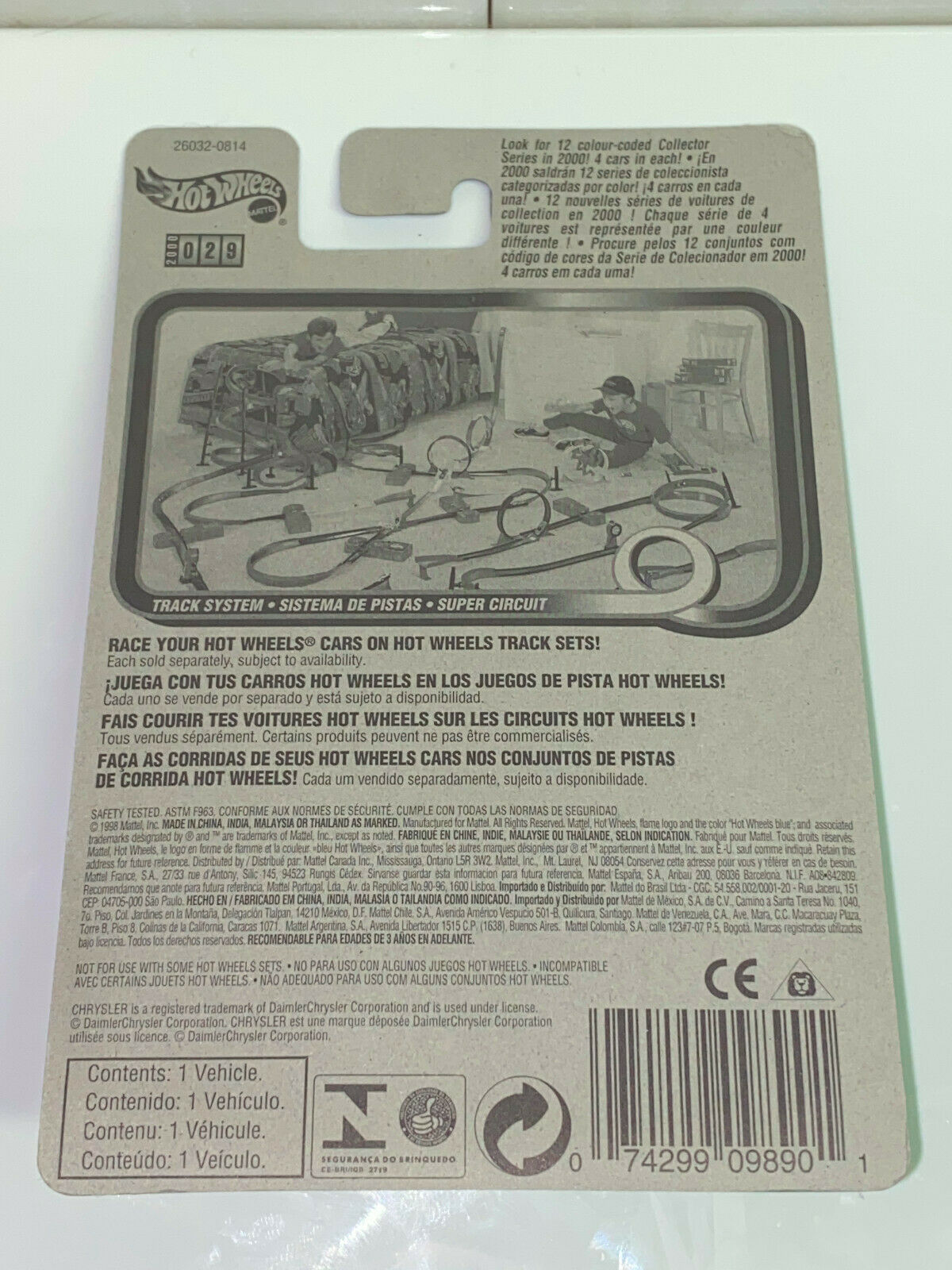 2000 Hot Wheels CD Customs Series FULL SET OF 4 International Card VHTF NIP