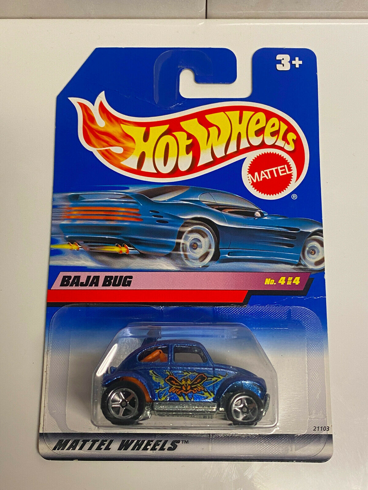 1999 Hot Wheels Buggin' Out Series Full Set of 4 International Cards NIP