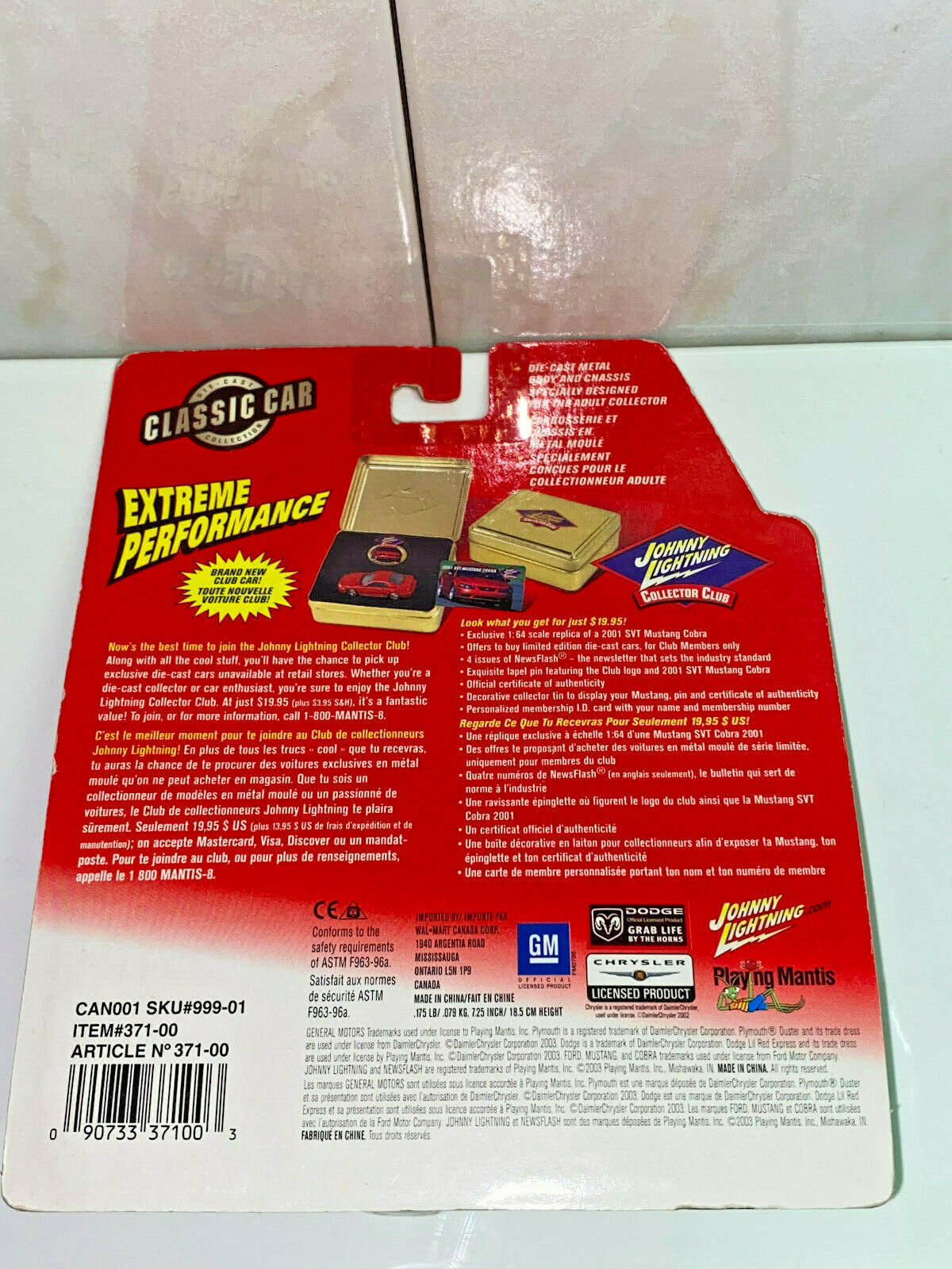 Johnny Lightning Classic Car 2000 Chevrolet Corvette Silver 46/50 NIP