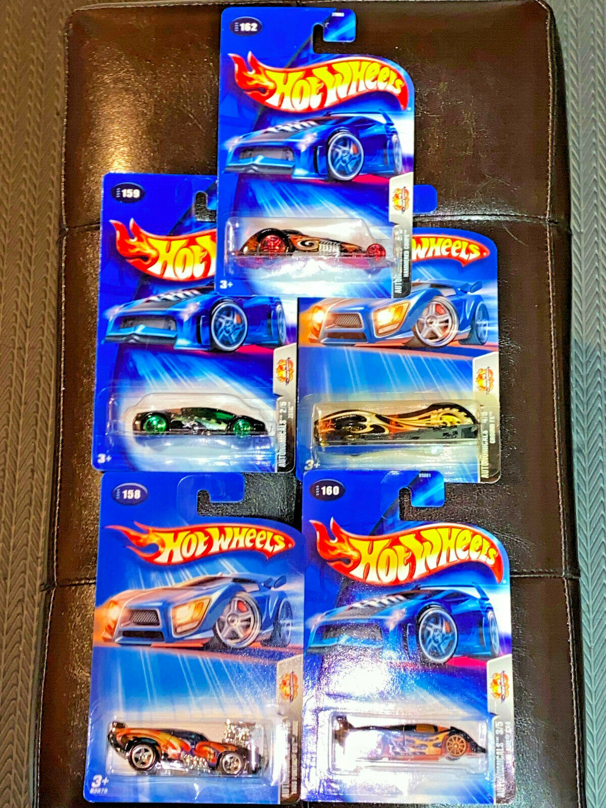 2004 Hot Wheels Autonomicals Full Set of 5 #158,#159,#160,#161,#162 NIP
