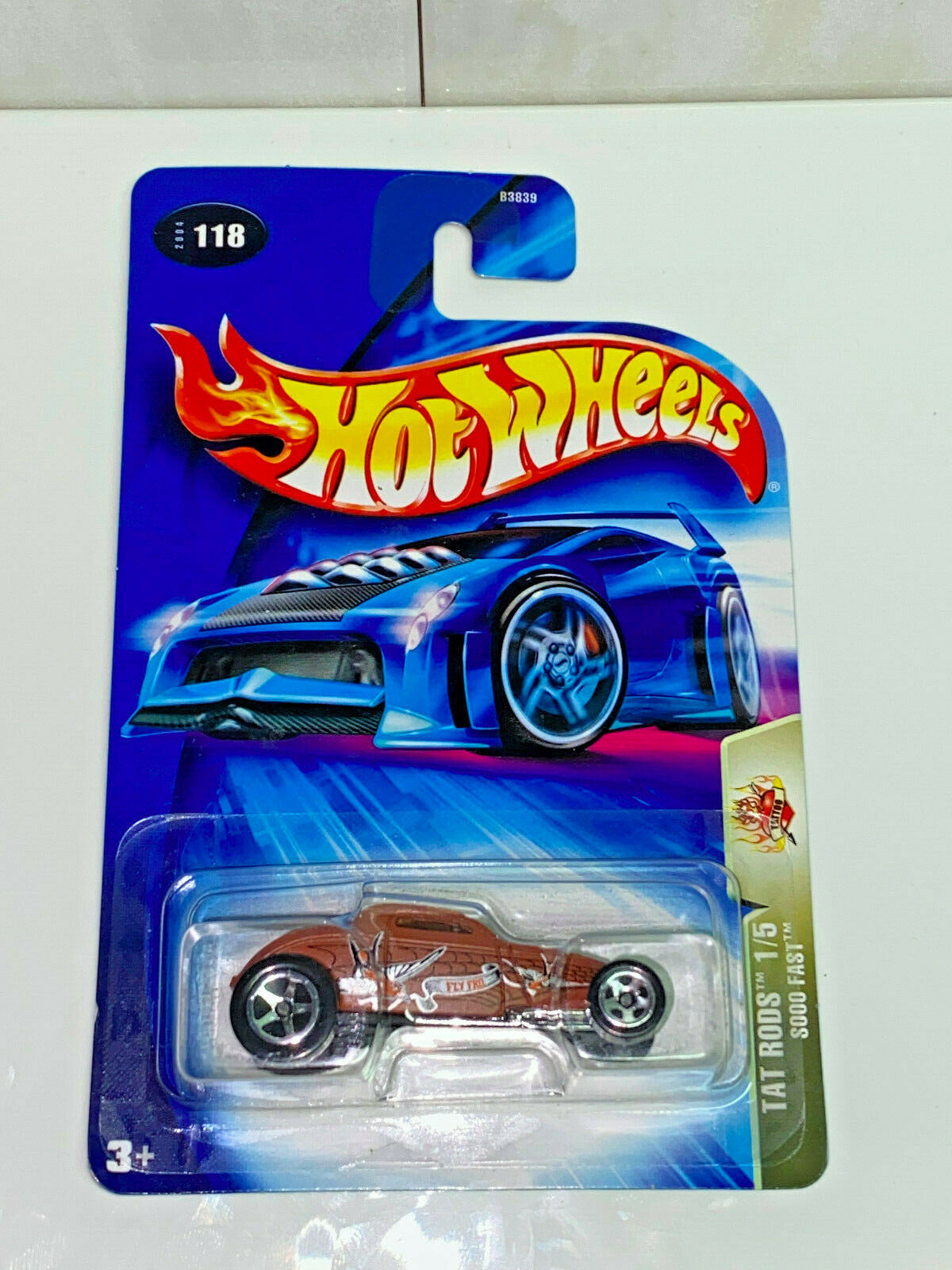 2004 Hot Wheels Tat Rods Series Full Set 5 Cars #118,#119,#120,#121,#122 NIP