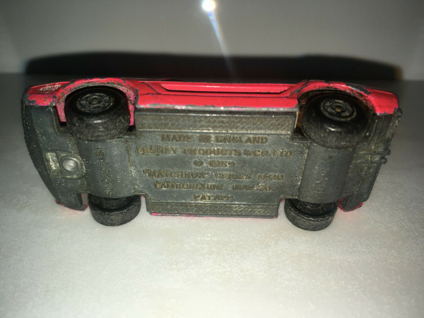 Matchbox Lesney UK #20 Superfast 1969 Lamborghini Marzal ORANGE