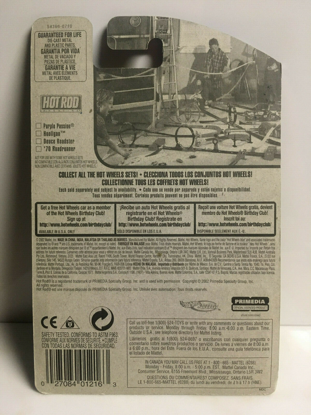 2002 Hot Wheels #108 Hot Rod Magazine Series 2/4 HOOLIGAN Green NIP