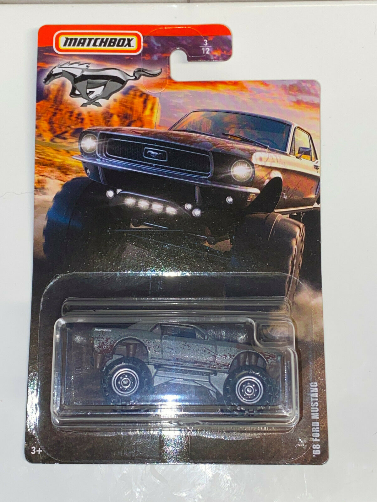 2020 Matchbox '68 Ford Mustang Rat Rod ERROR (Car Facing Wrong Way)