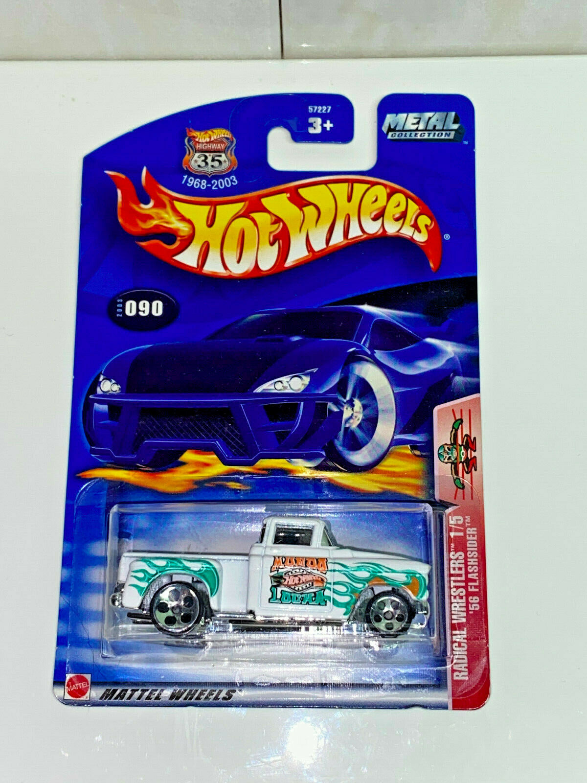 2003 Hot Wheels Radical Wrestlers Full Set Lot of 5 Cars NIP #90,#91,#92,#93,#94