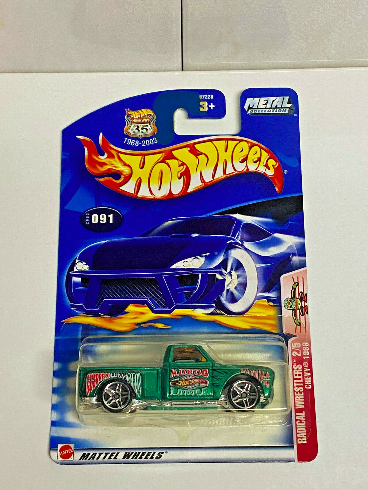 2003 Hot Wheels Radical Wrestlers Full Set Lot of 5 Cars NIP #90,#91,#92,#93,#94