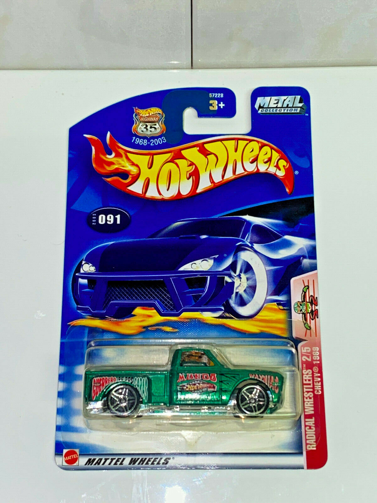 2003 Hot Wheels Radical Wrestlers Full Set Lot of 5 Cars NIP #90,#91,#92,#93,#94