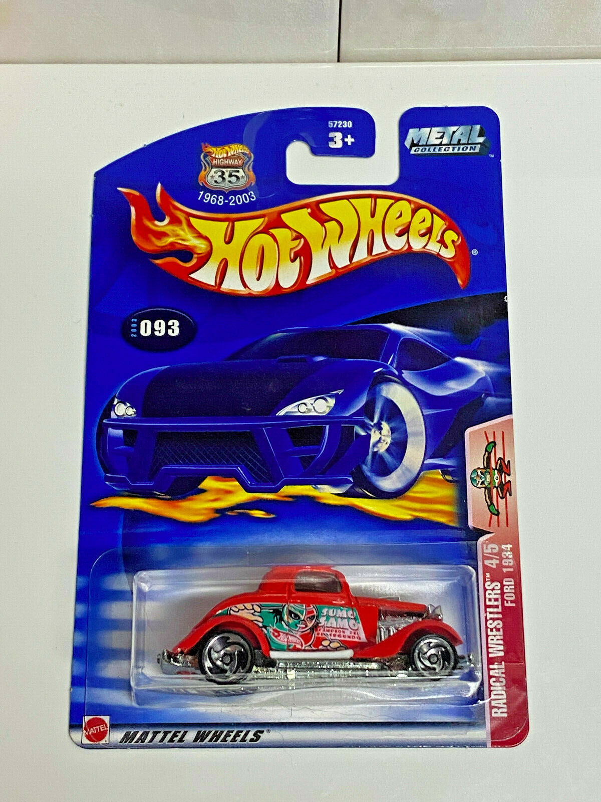 2003 Hot Wheels Radical Wrestlers Full Set Lot of 5 Cars NIP #90,#91,#92,#93,#94