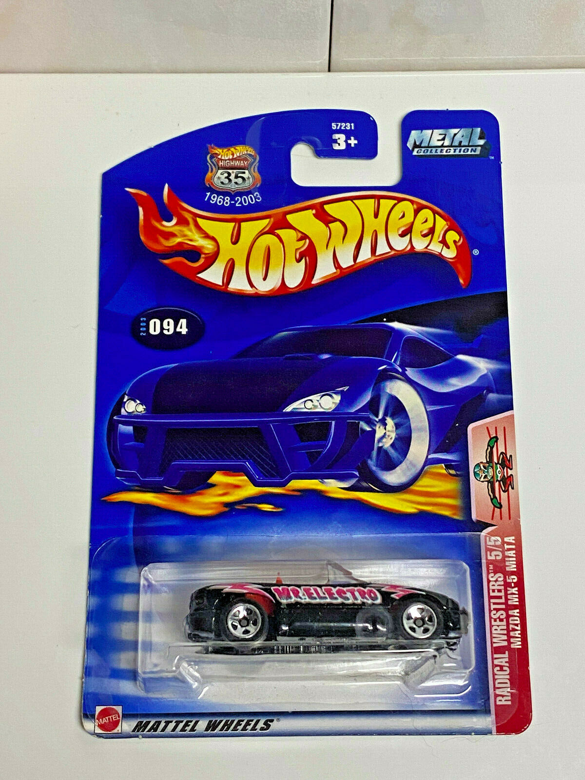 2003 Hot Wheels Radical Wrestlers Full Set Lot of 5 Cars NIP #90,#91,#92,#93,#94