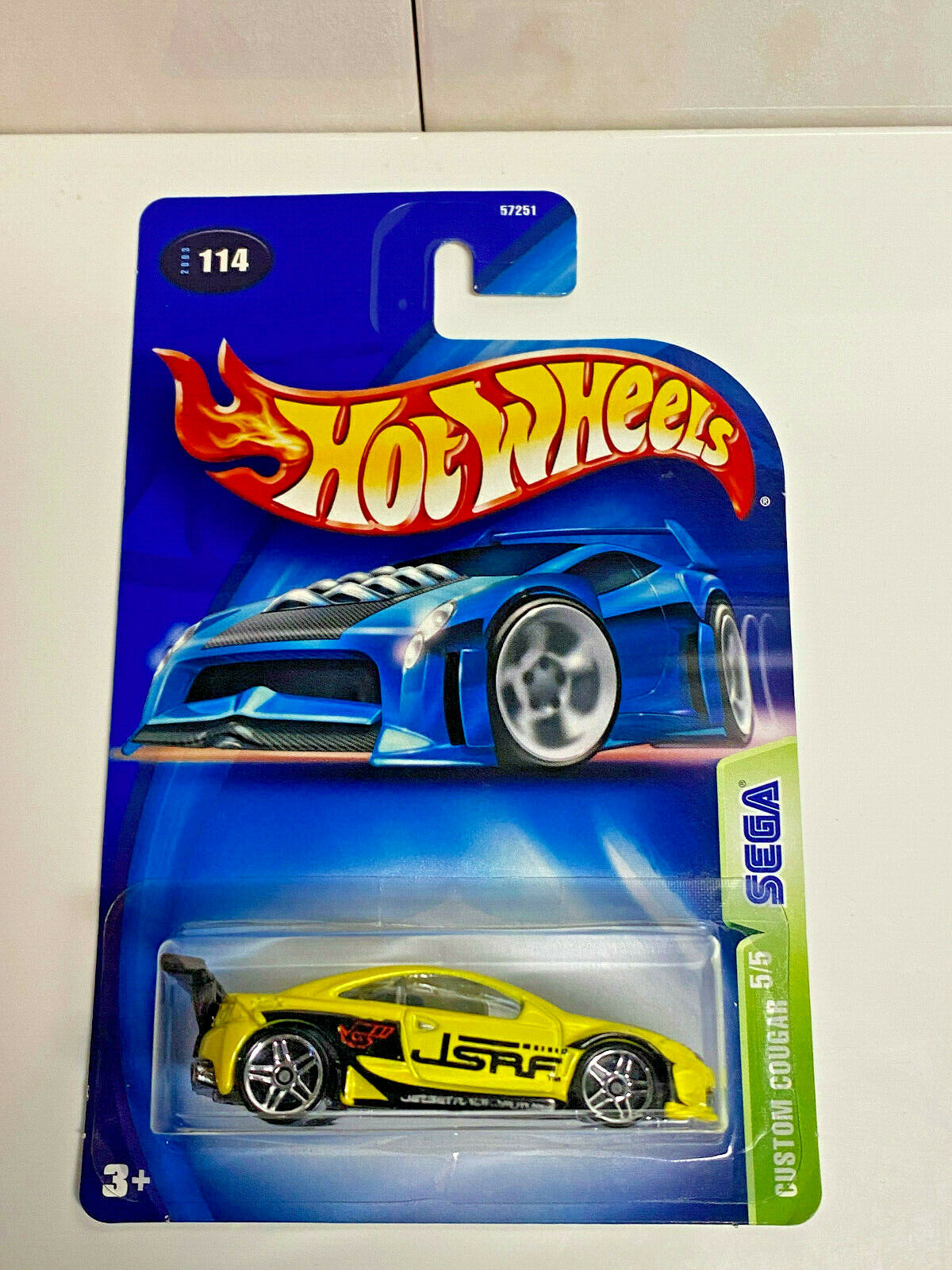 2003 Hot Wheels Sega Series Full Set 5 Cars NIP #110,#111,#112,#113,#114