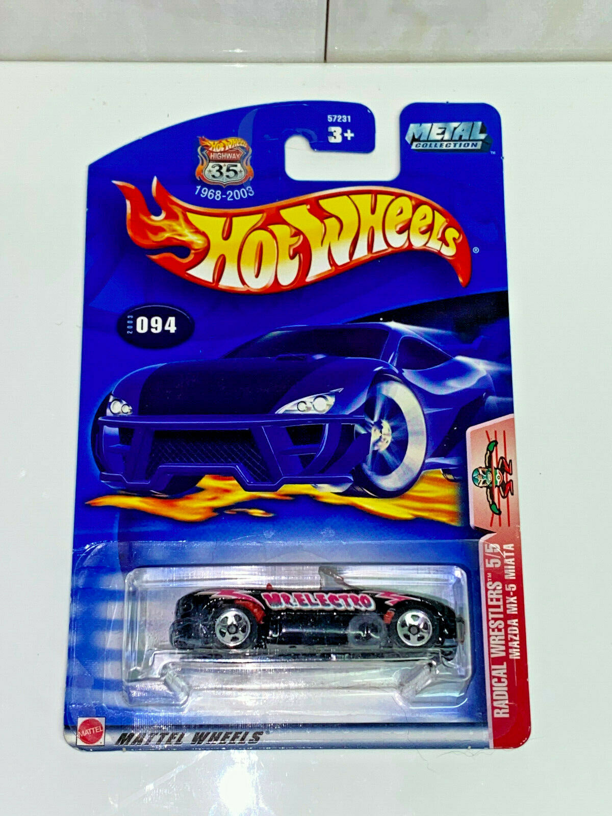 2003 Hot Wheels Radical Wrestlers Full Set Lot of 5 Cars NIP #90,#91,#92,#93,#94