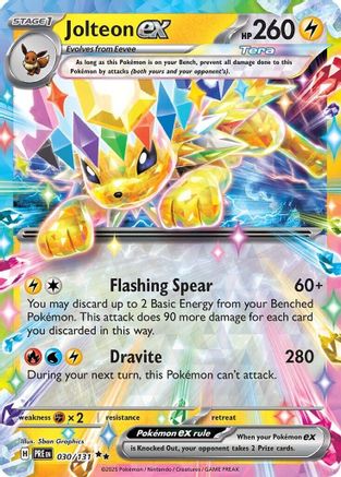 Jolteon ex - 030/131 30 - SV Prismatic Evolutions Holofoil