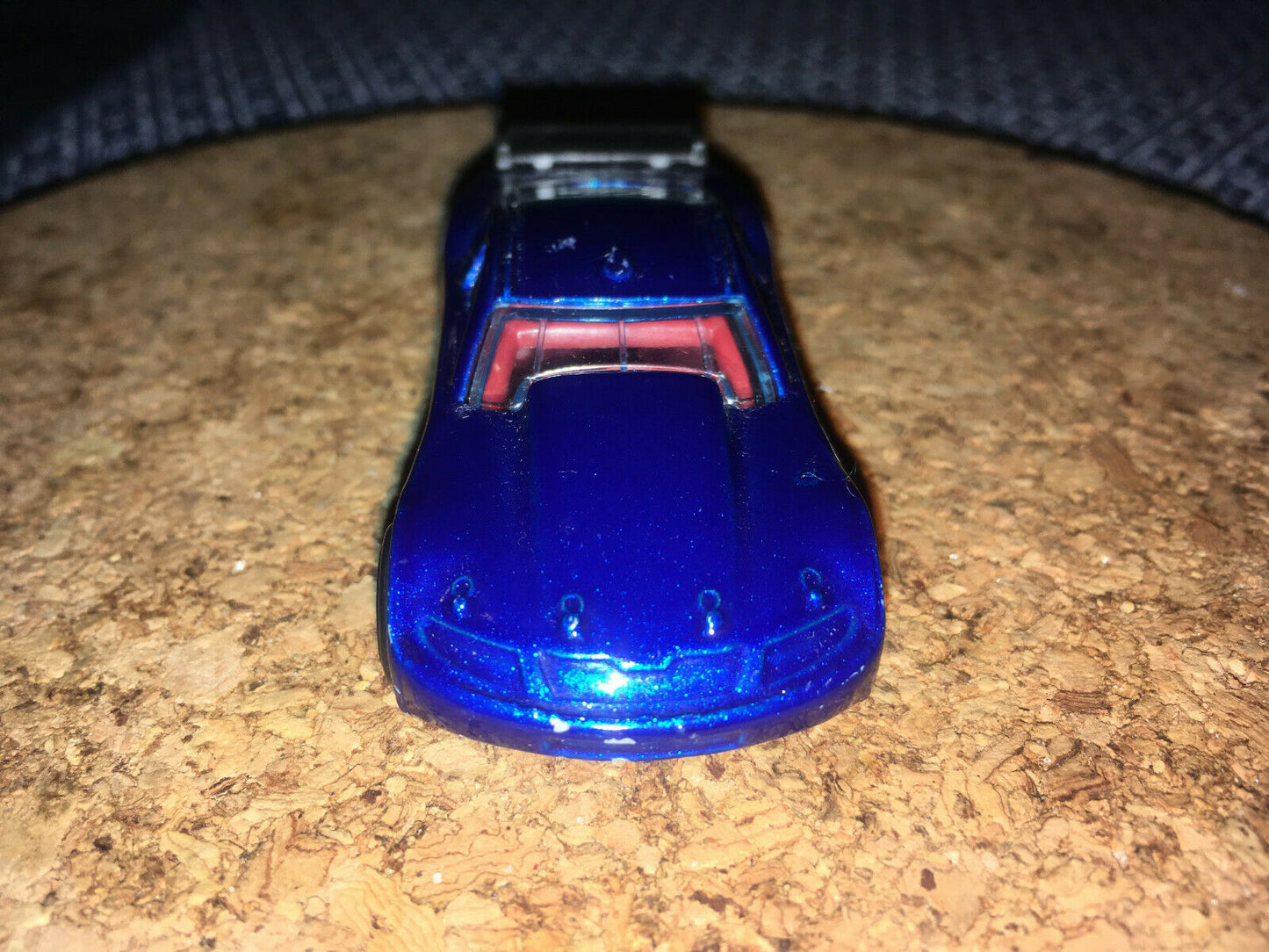 2010 Hot Wheels Circle Tracker Nascar Stock Indy Blue Flame Hot Rod Sports Car