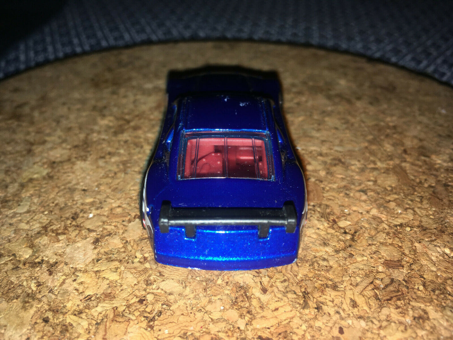 2010 Hot Wheels Circle Tracker Nascar Stock Indy Blue Flame Hot Rod Sports Car