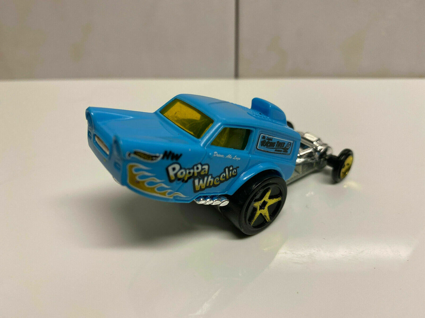 2013 Hot Wheels Blue Poppa Wheelie Loose