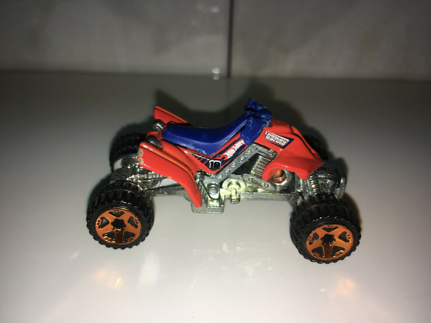 2002 Hot Wheels Orange Sand Stinger ATV QUAD