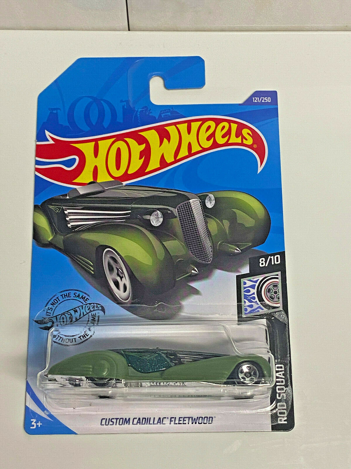 2020 Hot Wheels Rod Squad 8/10 Custom Cadillac Fleetwood Green 121/250 NIP