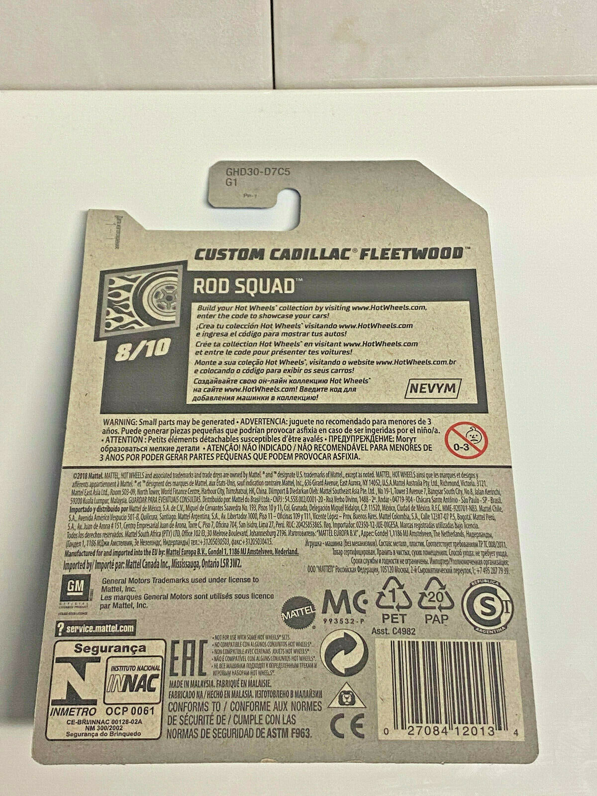 2020 Hot Wheels Rod Squad 8/10 Custom Cadillac Fleetwood Green 121/250 NIP