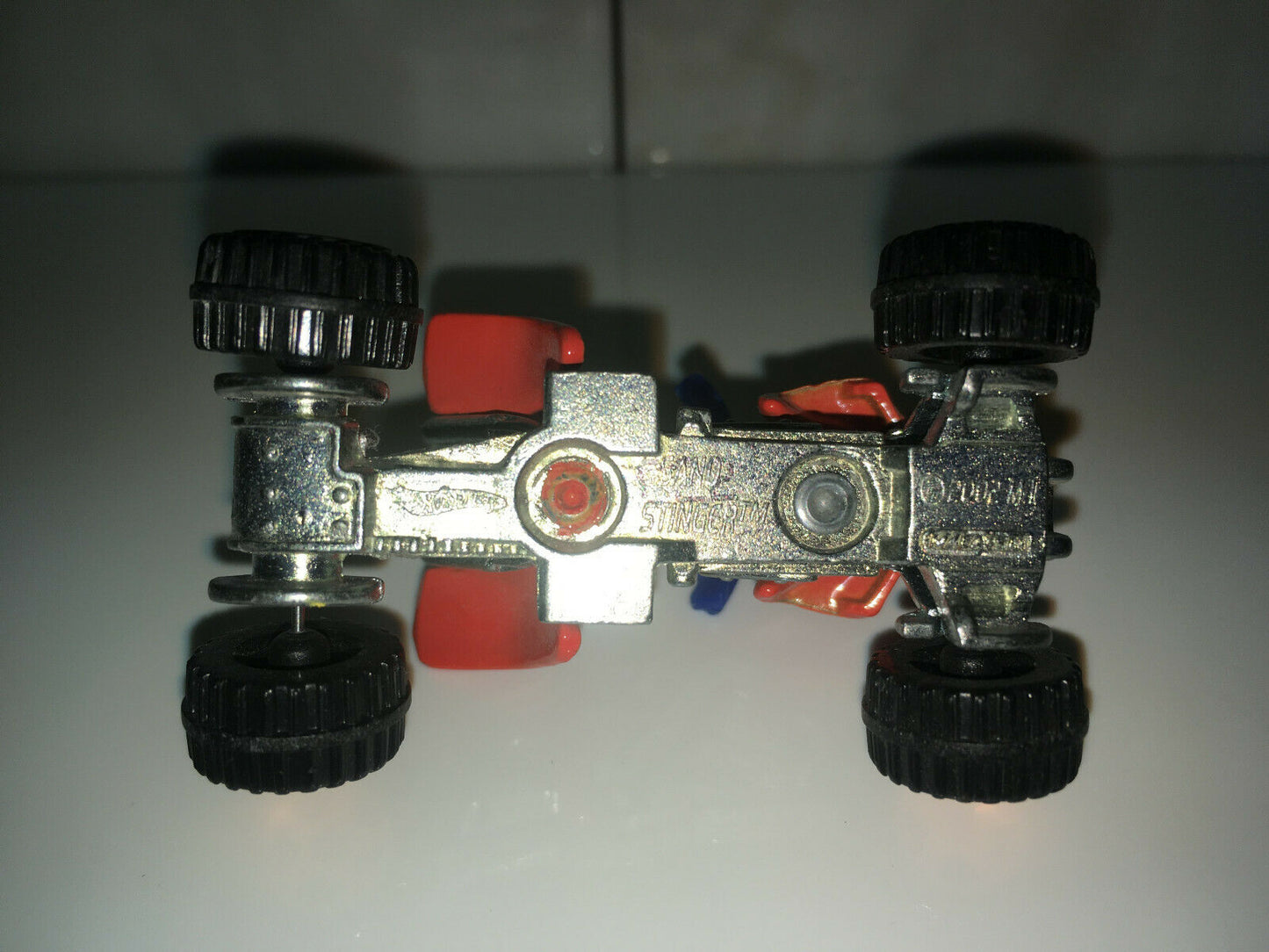 2002 Hot Wheels Orange Sand Stinger ATV QUAD